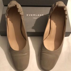 Everlane block heel pumps